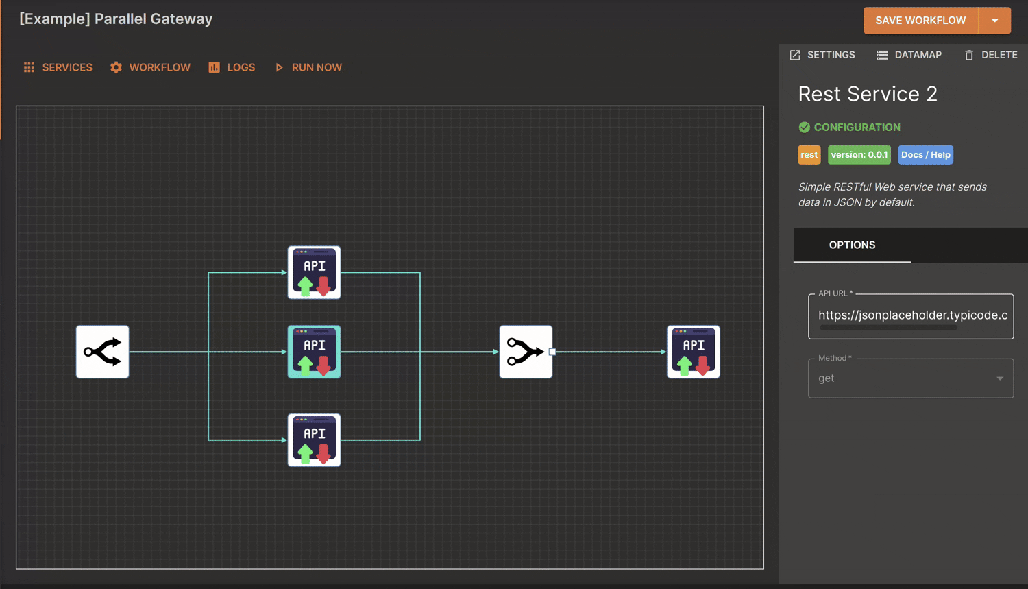 Edit Workflow - Logs