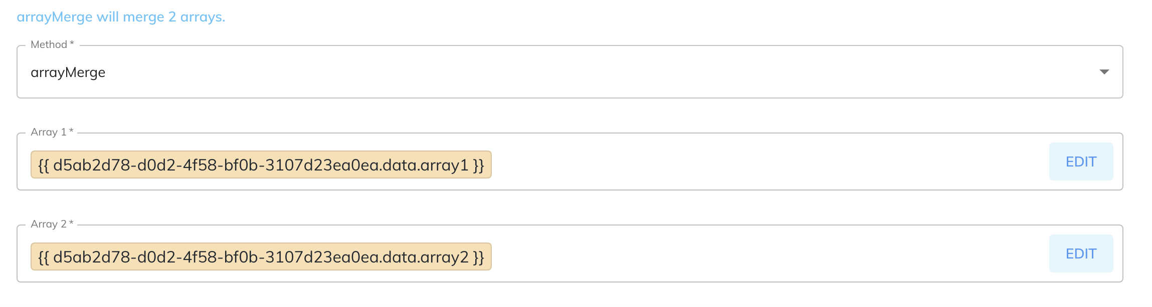 Array Merge Configuration Array Merge Configuration
