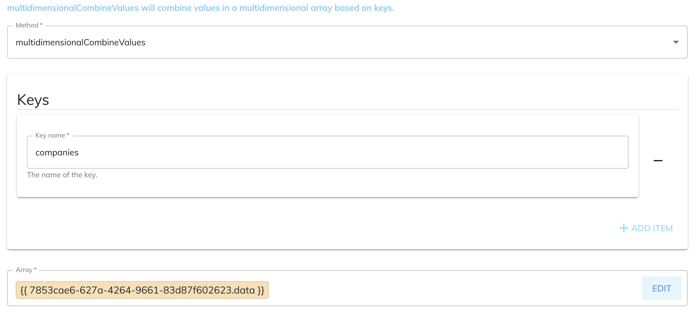 Multidimensional Array Combine Values Configuration Multidimensional Array Combine Values Configuration