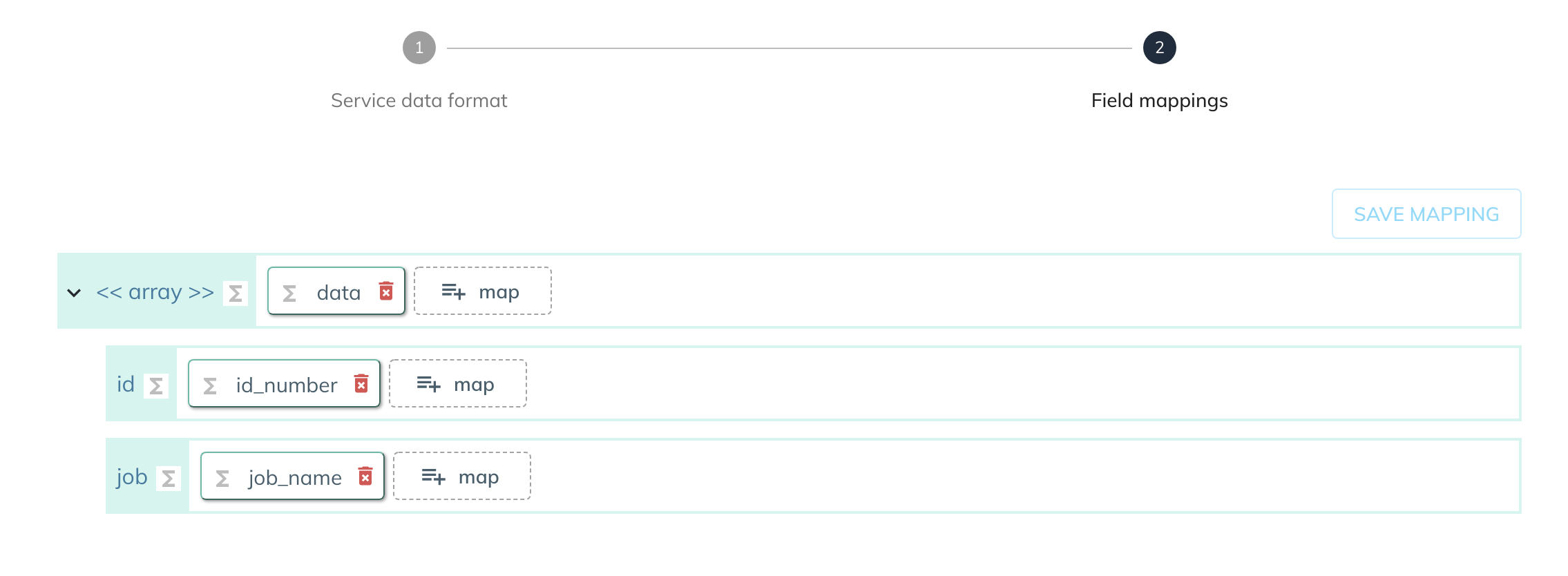 CSV Parser Write Mapping CSV Parser Write Mapping