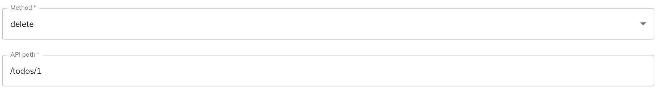 Rest Service DELETE Configuration Rest Service DELETE Configuration