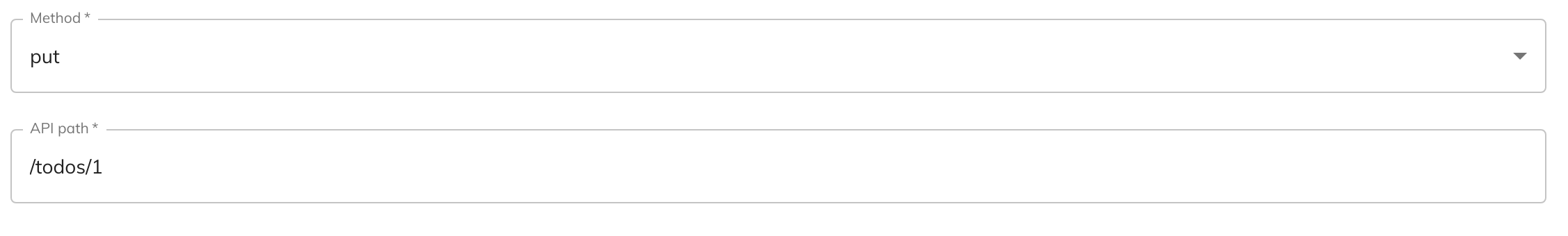 Rest Service PUT Configuration Rest Service PUT Configuration