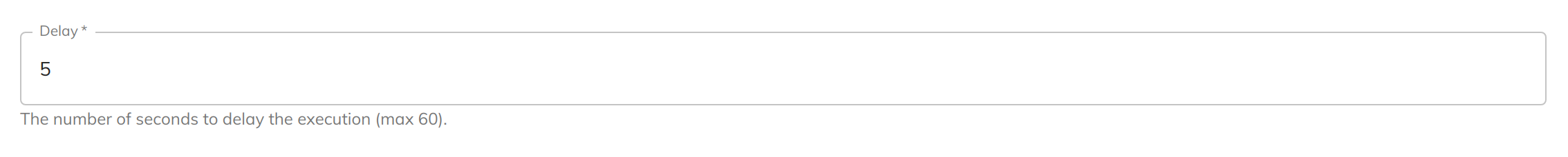 Delay Configuration