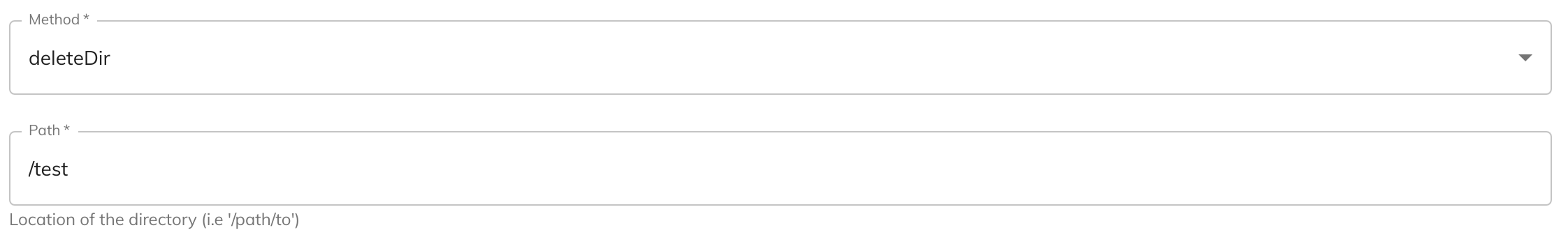 Delete Directory Configuration
