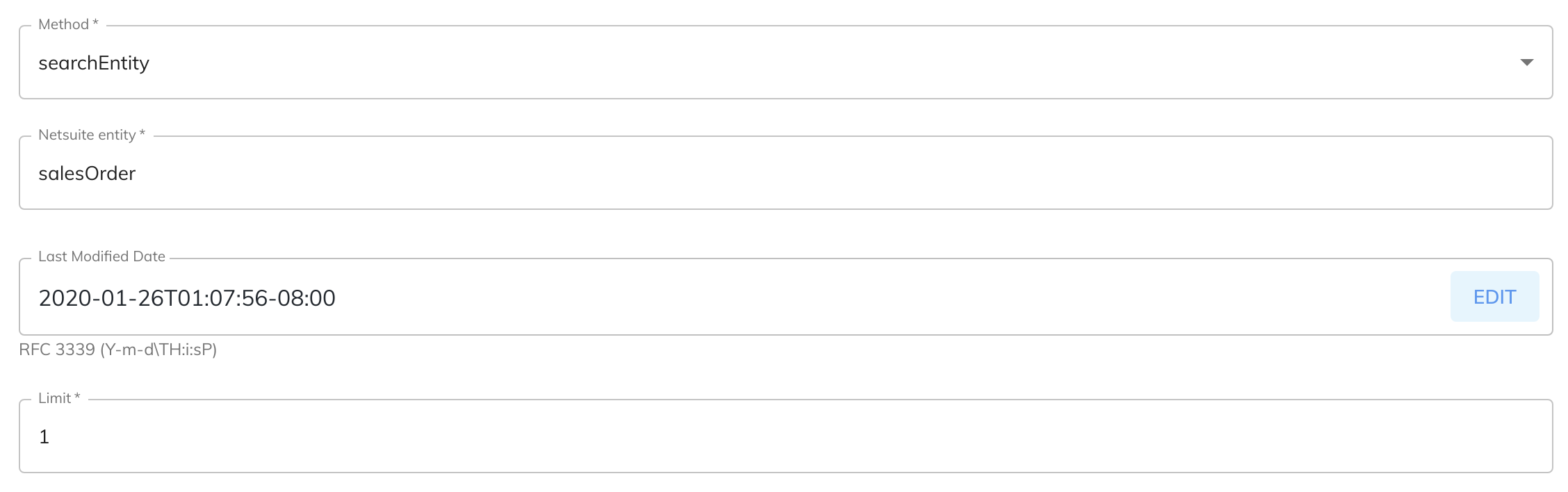 Netsuite Soap Search Entity Configuration Netsuite Soap Search Entity Configuration