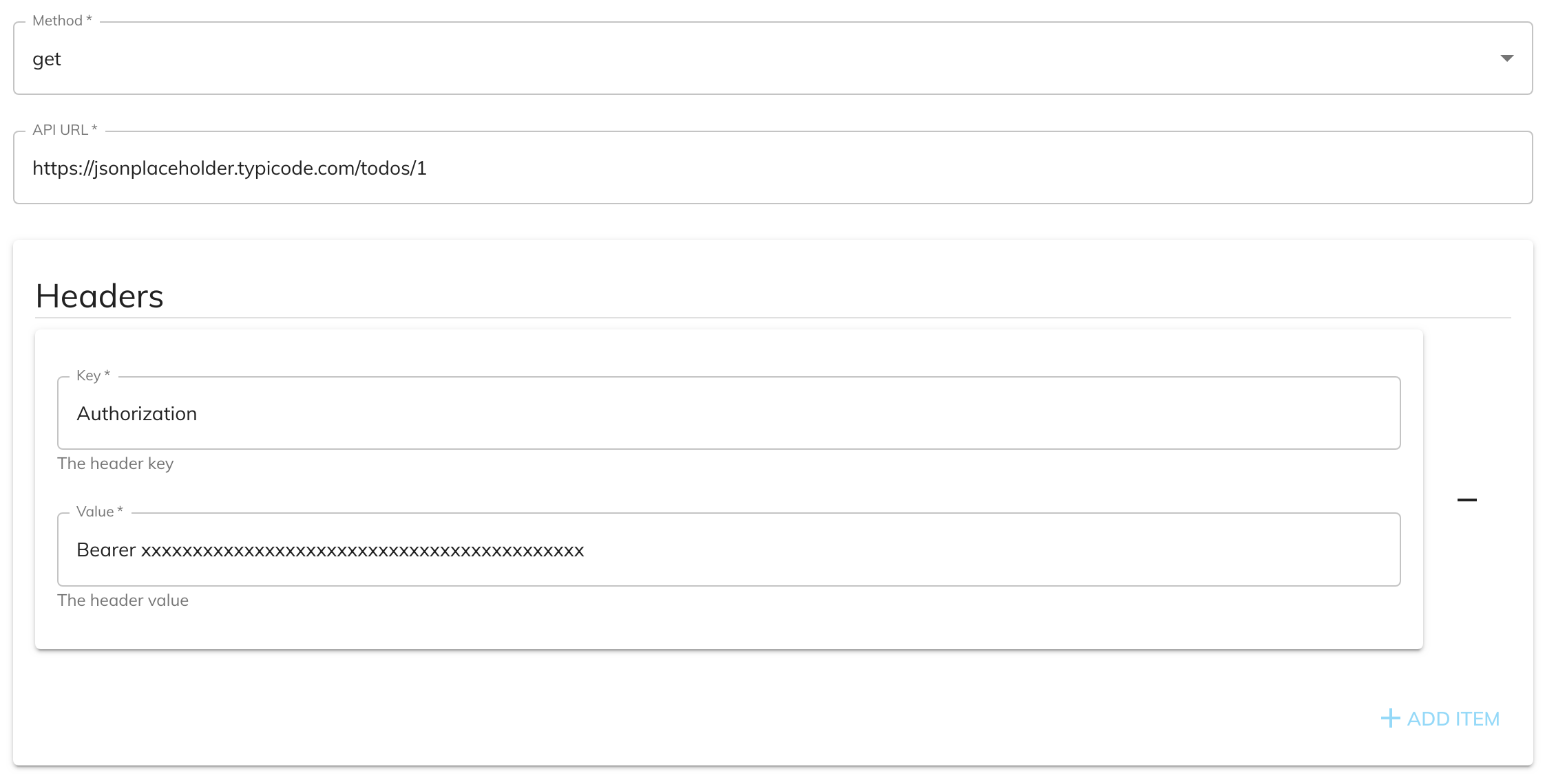 Rest Service GET Configuration