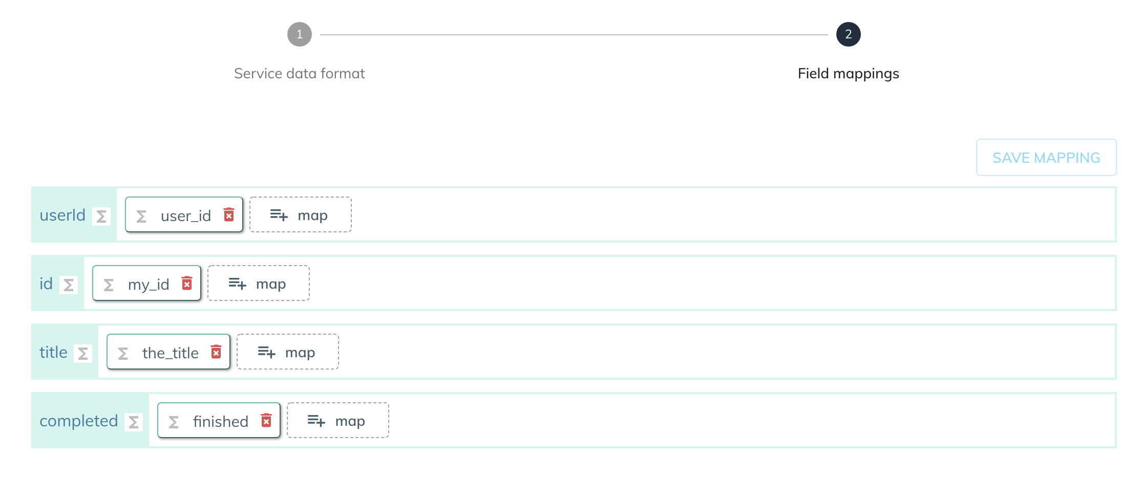 Rest Service POST Mapping