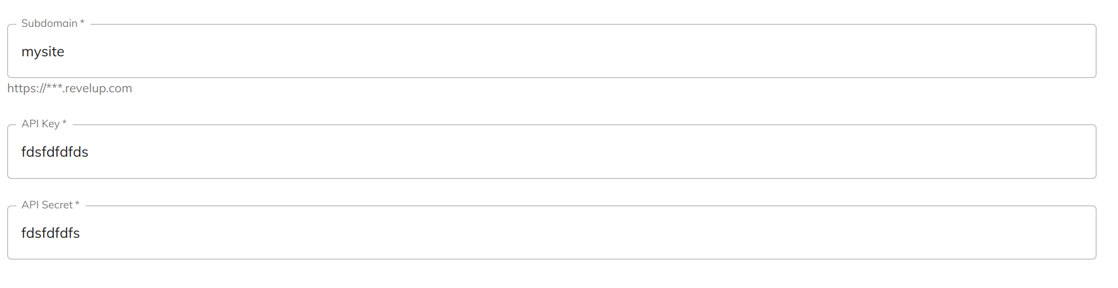 Revel Systems Authorization Configuration Revel Systems Authorization Configuration
