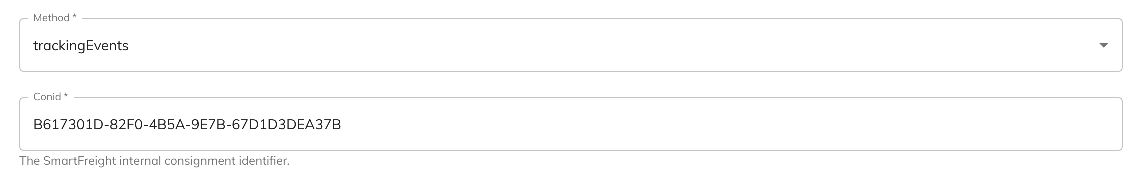 TrackingEvents Configuration
