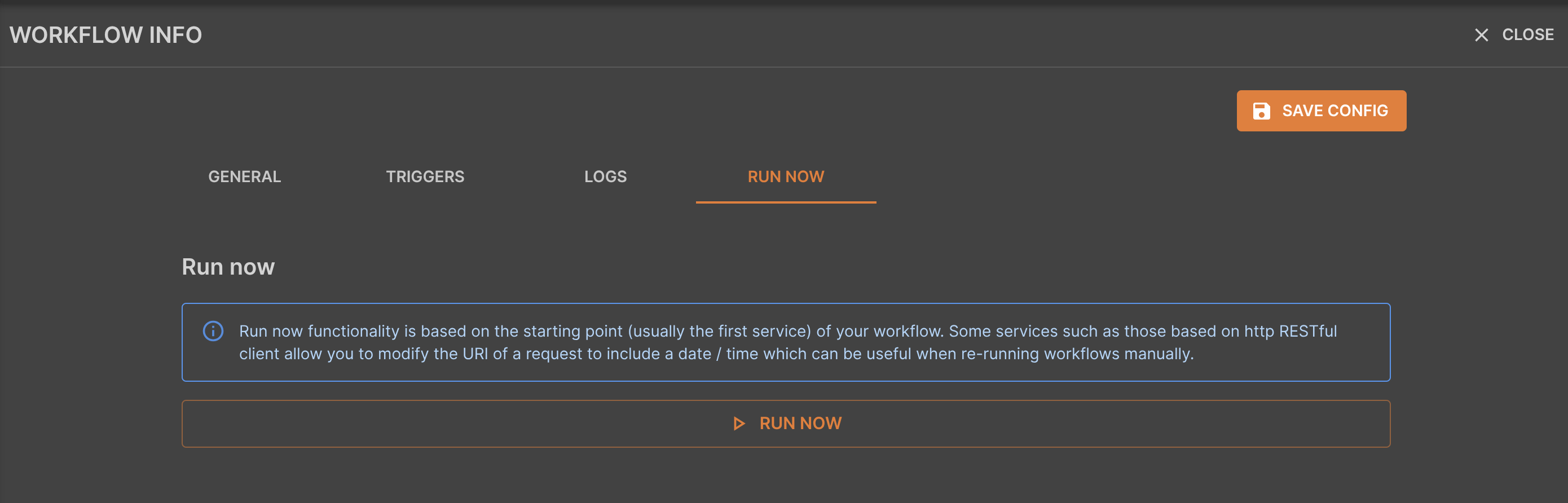 Run Workflow